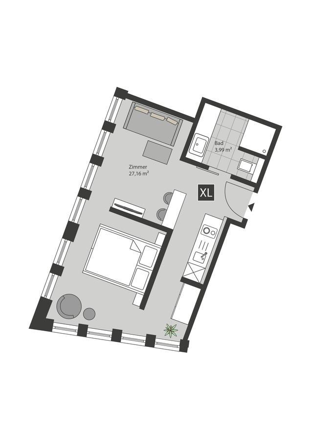 Ueberfluss Serviced-Apartments Bremen Ngoại thất bức ảnh
